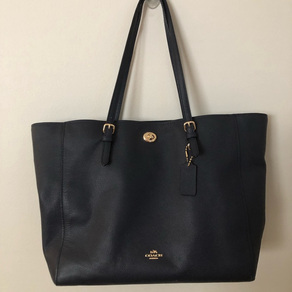Navy Coach Diaper Bag